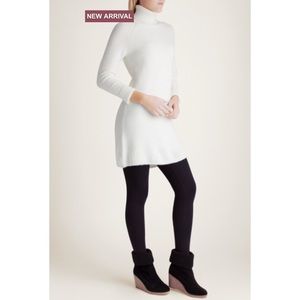 Kensie Turtleneck White Sweater Dress